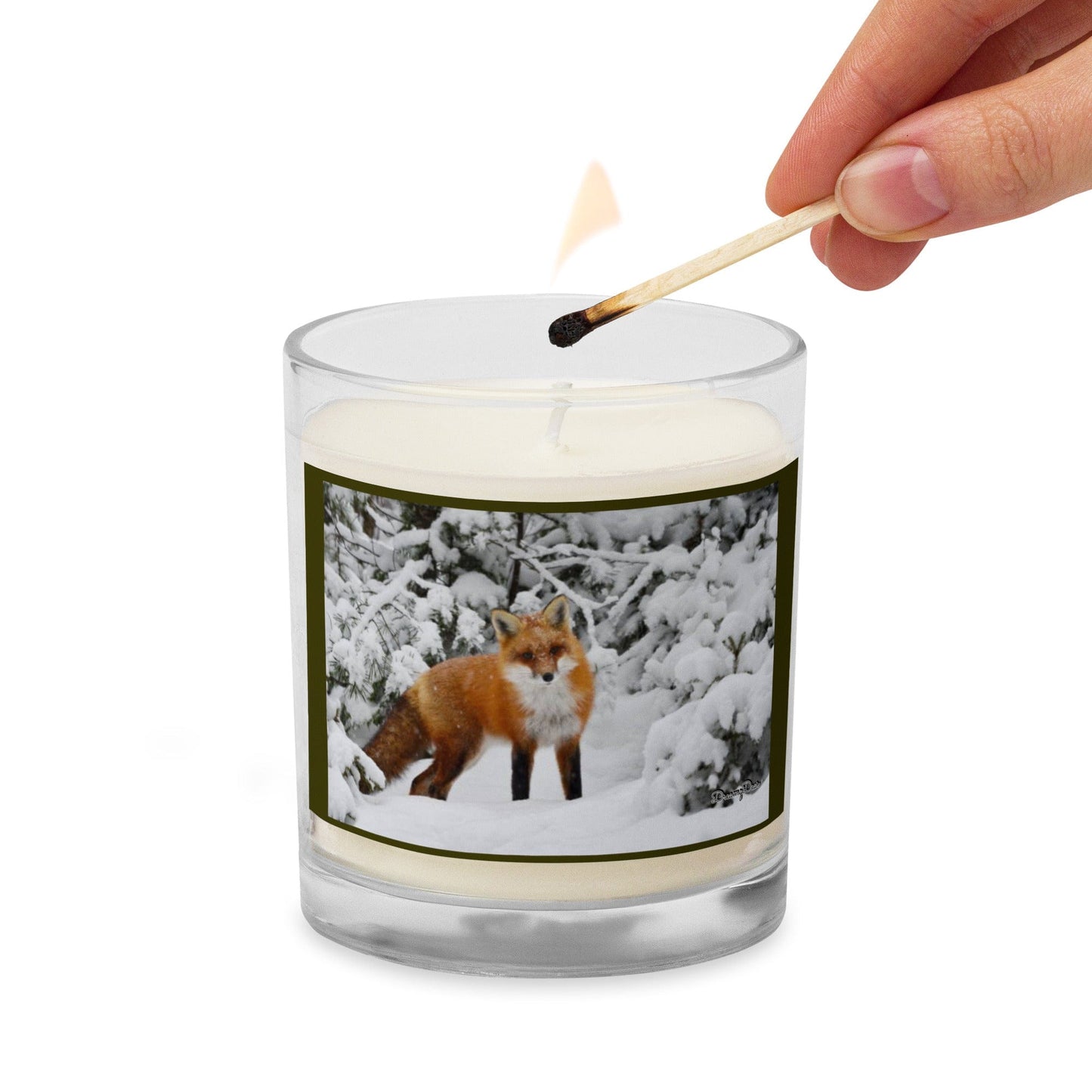 Foxy soy wax candle