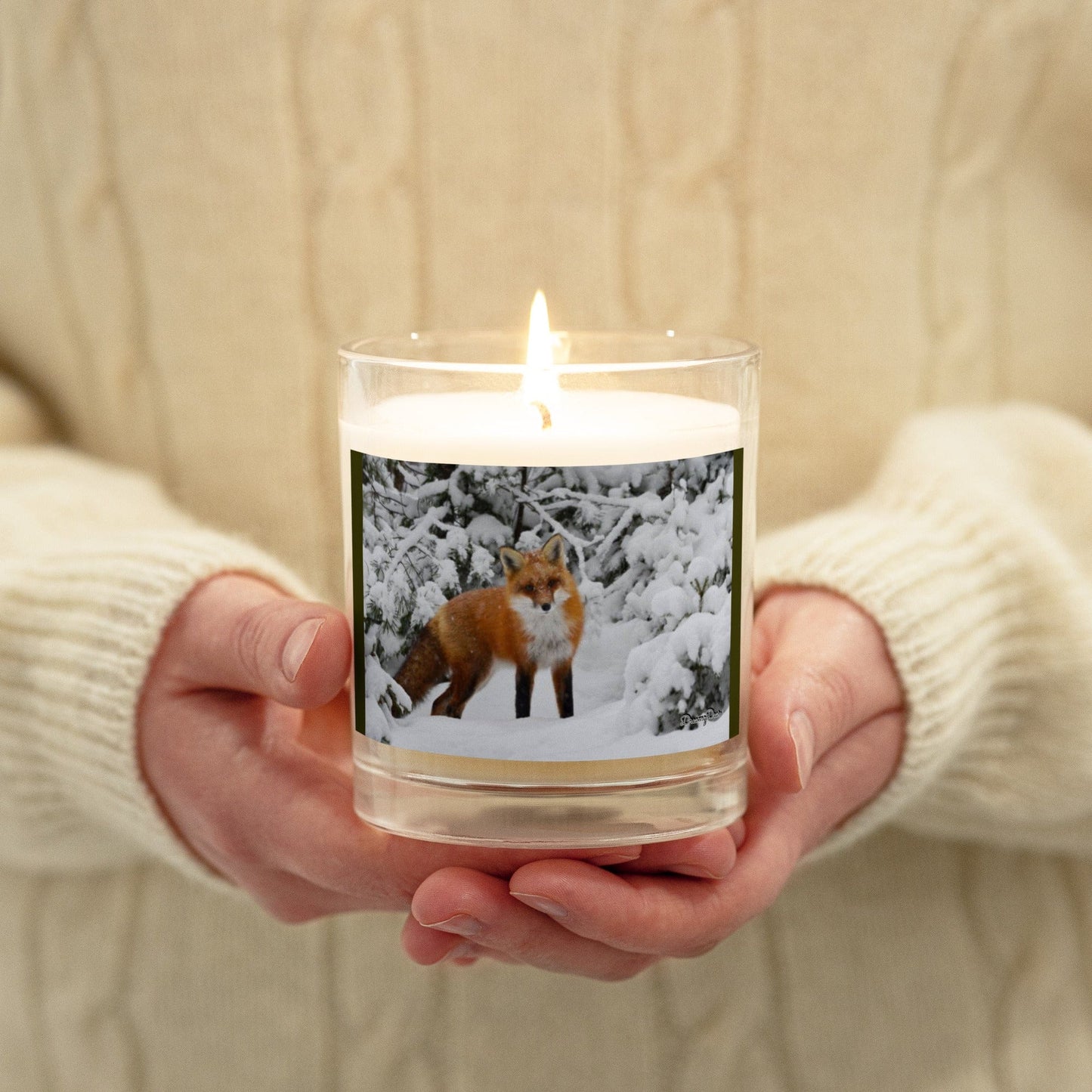 Foxy soy wax candle