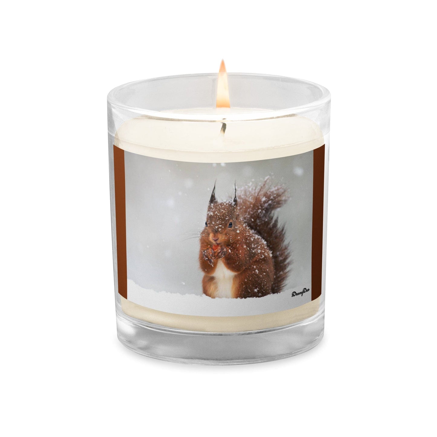 "scurry squirrle" soy wax candle