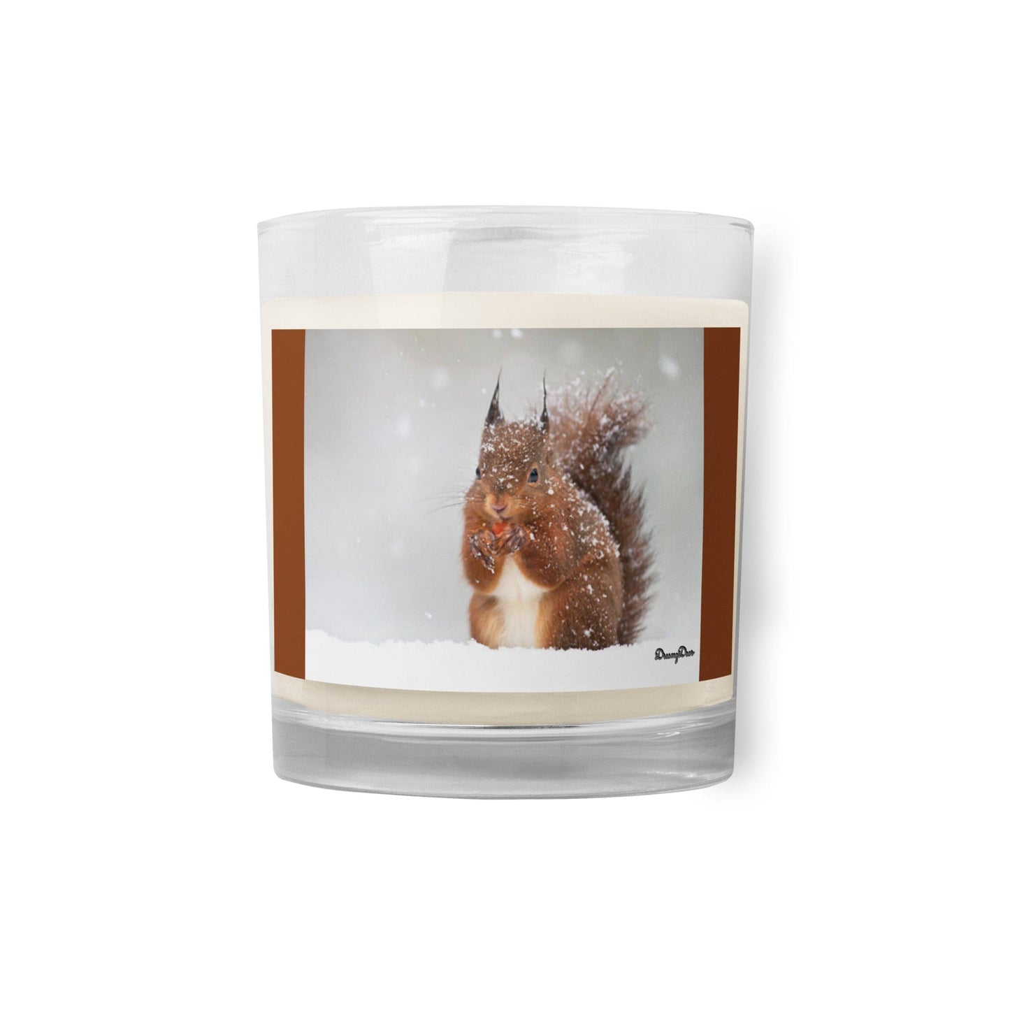 "scurry squirrle" soy wax candle