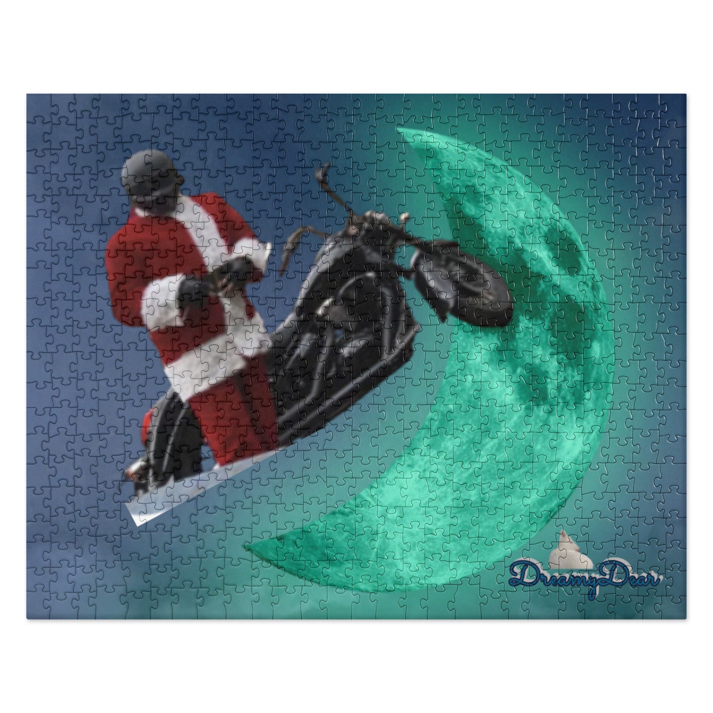 "Uncle Santa Rides" Jigsaw puzzle