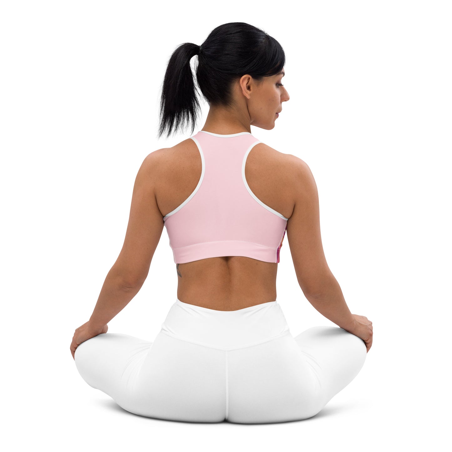 Dreamy Dear Woman's Sports Bra, Funky Hearts