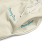 Dreamy Dear Wide Leg Jogger, Turquoise on Cream