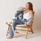 Dreamy Dear Women’s Pajama Pants, Blue Stripe