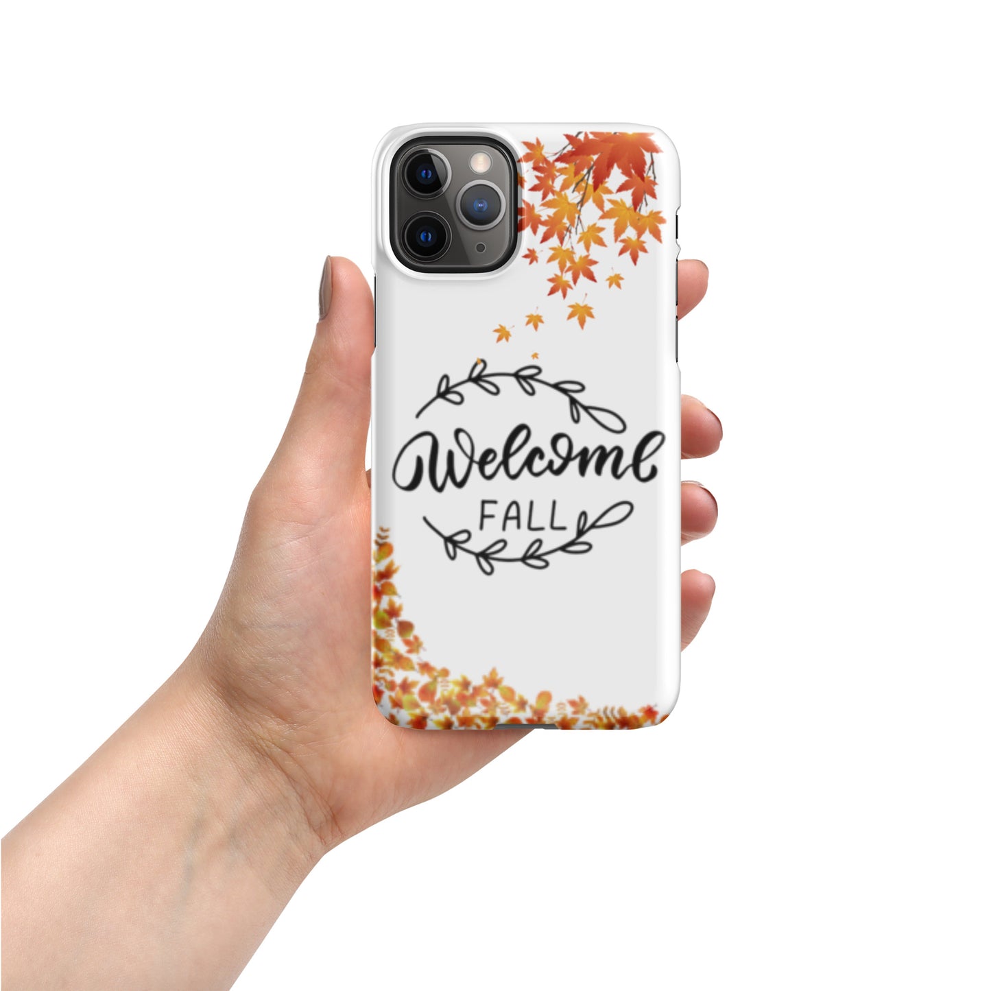 "Welcome Fall"-Snap case for iPhone®