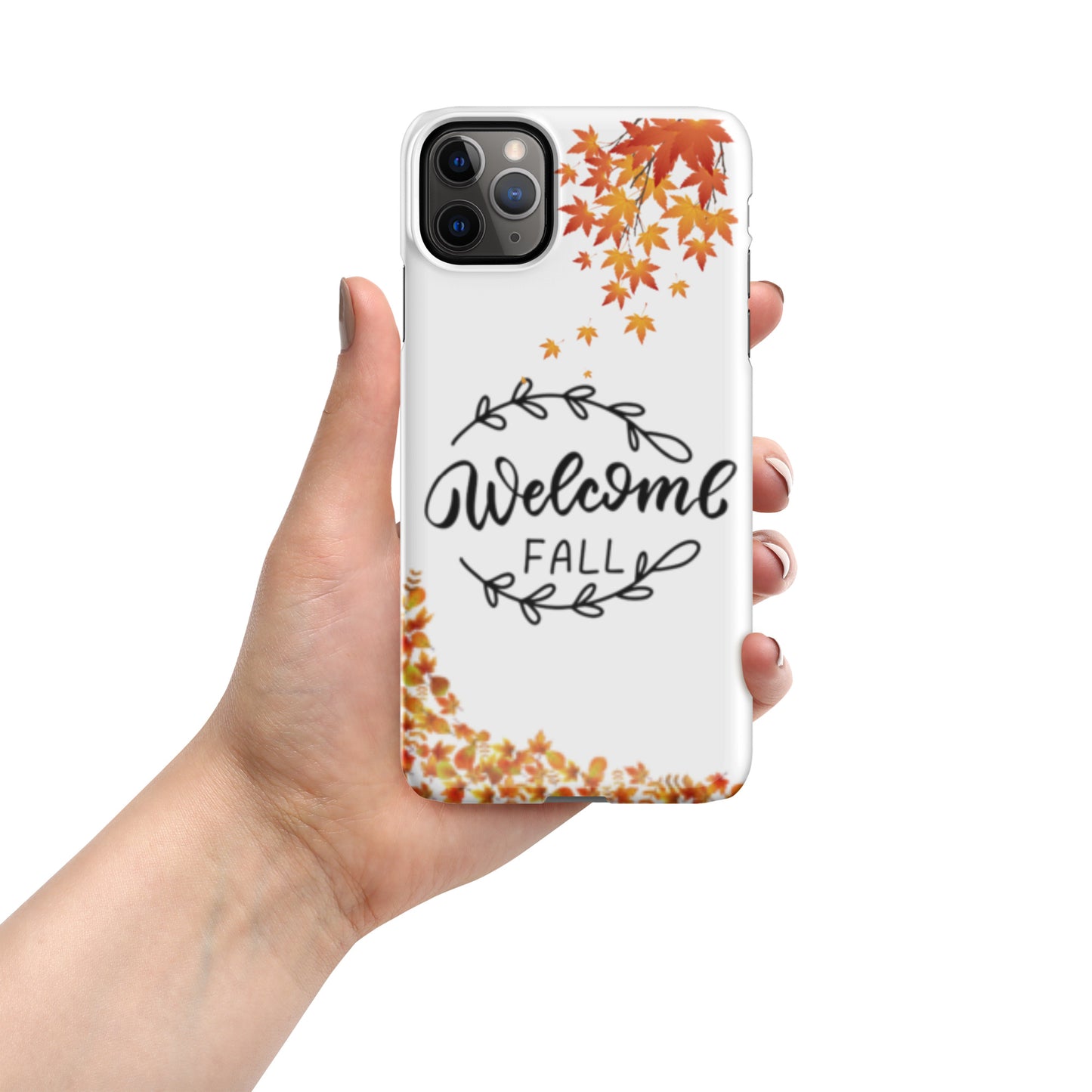 "Welcome Fall"-Snap case for iPhone®