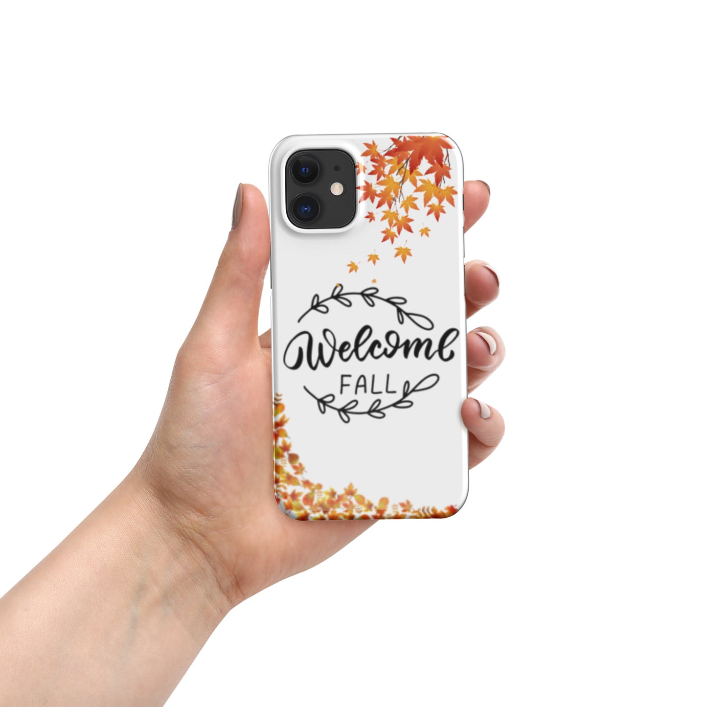 "Welcome Fall"-Snap case for iPhone®