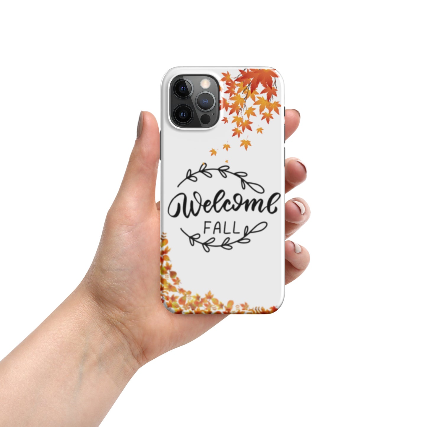 "Welcome Fall"-Snap case for iPhone®