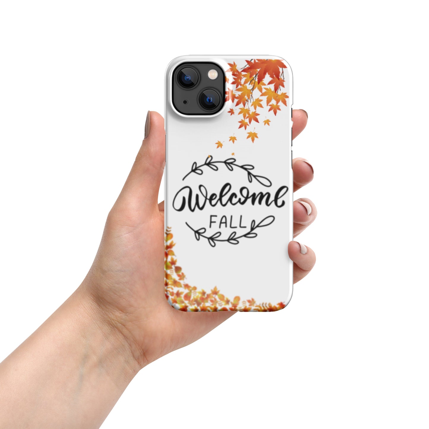 "Welcome Fall"-Snap case for iPhone®