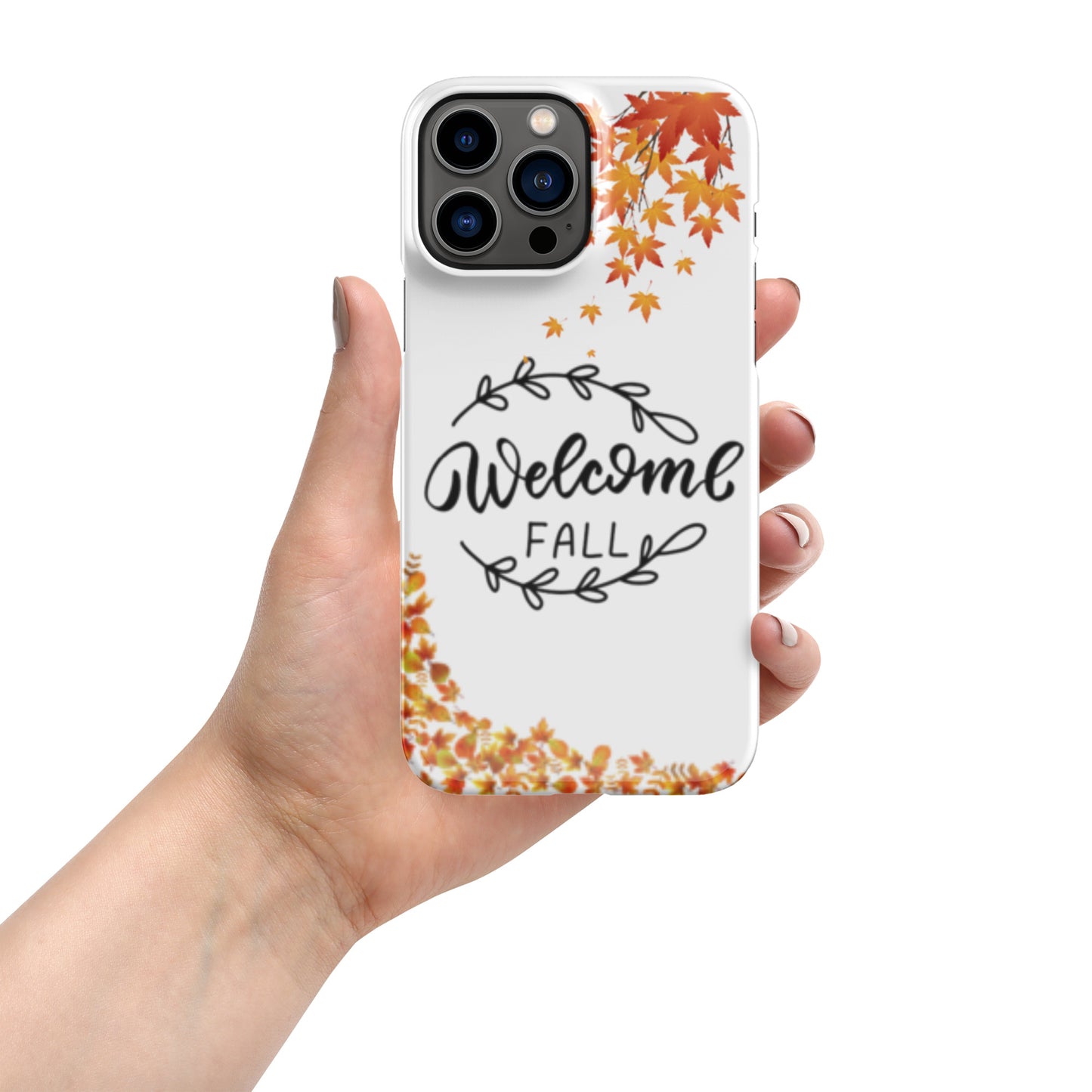 "Welcome Fall"-Snap case for iPhone®