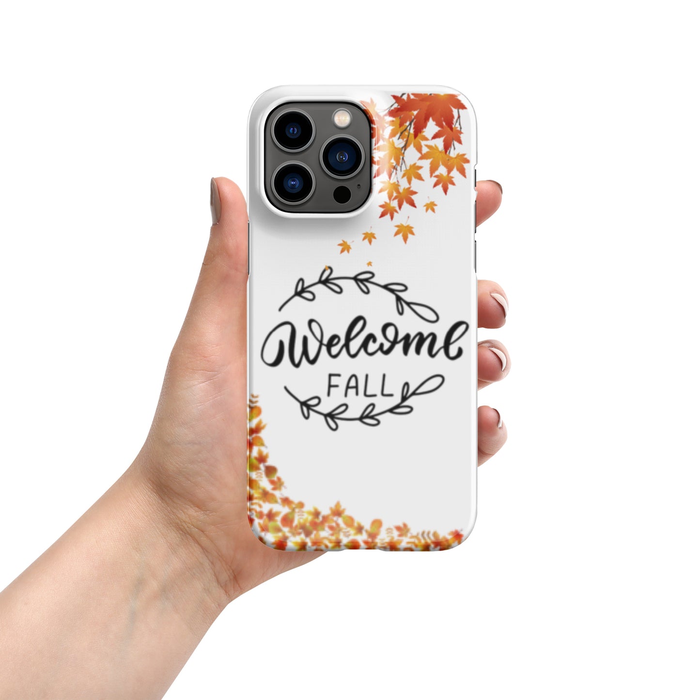 "Welcome Fall"-Snap case for iPhone®