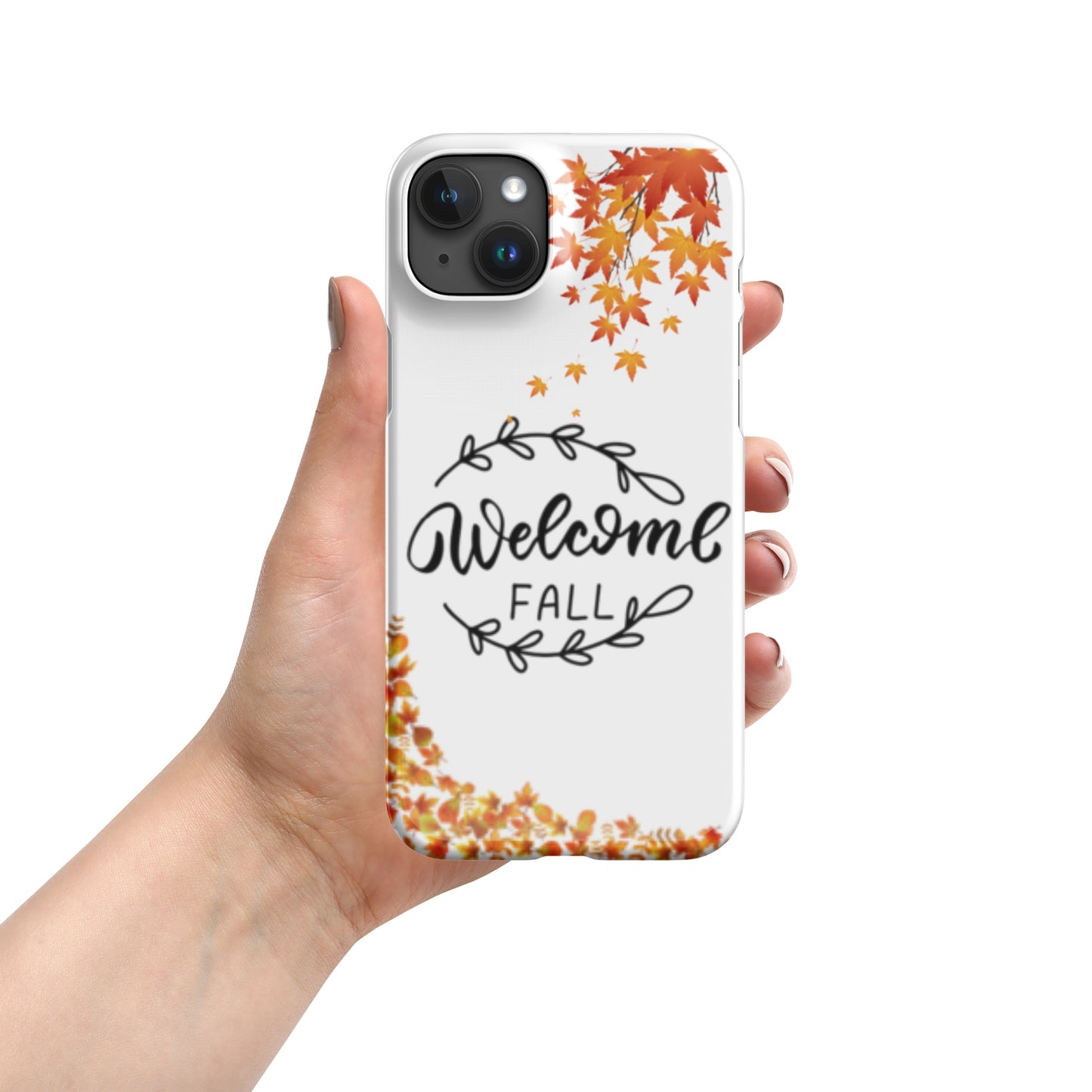 "Welcome Fall"-Snap case for iPhone®