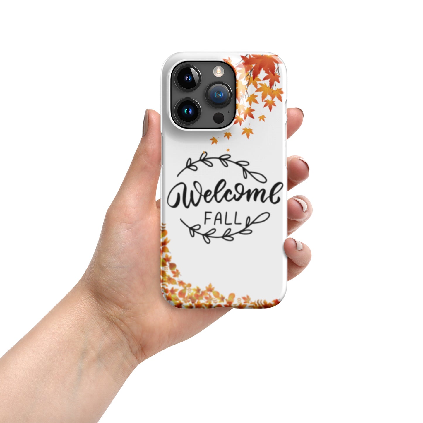 "Welcome Fall"-Snap case for iPhone®