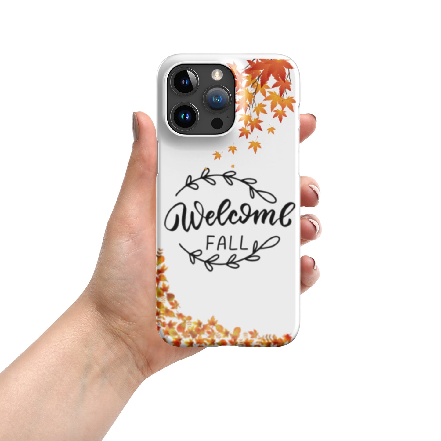 "Welcome Fall"-Snap case for iPhone®