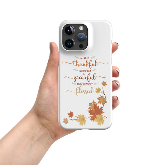 Thanksgiving snap case for iPhone®