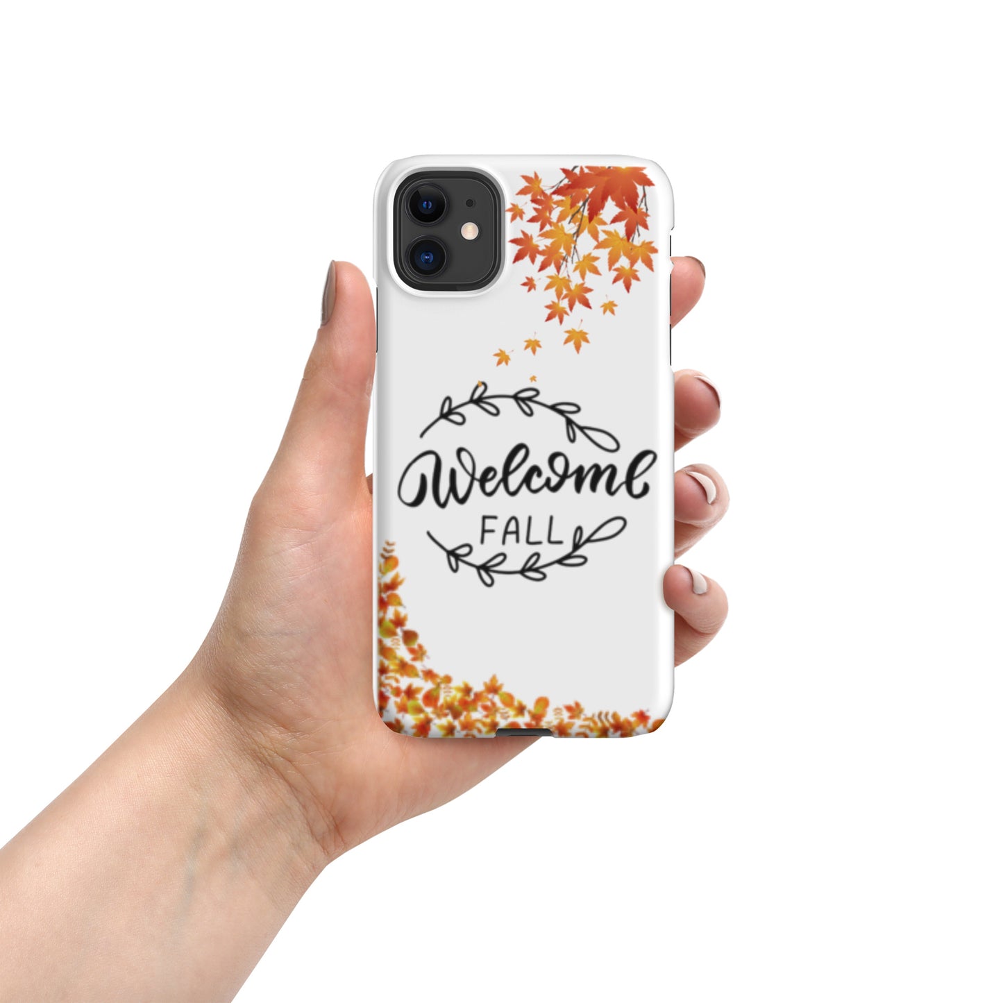 "Welcome Fall"-Snap case for iPhone®