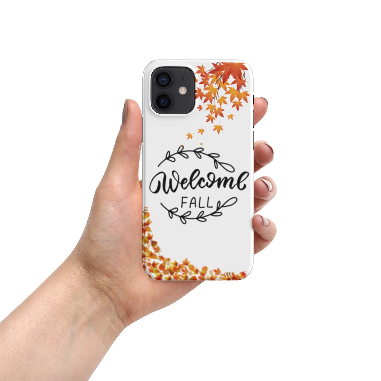 "Welcome Fall"-Snap case for iPhone®