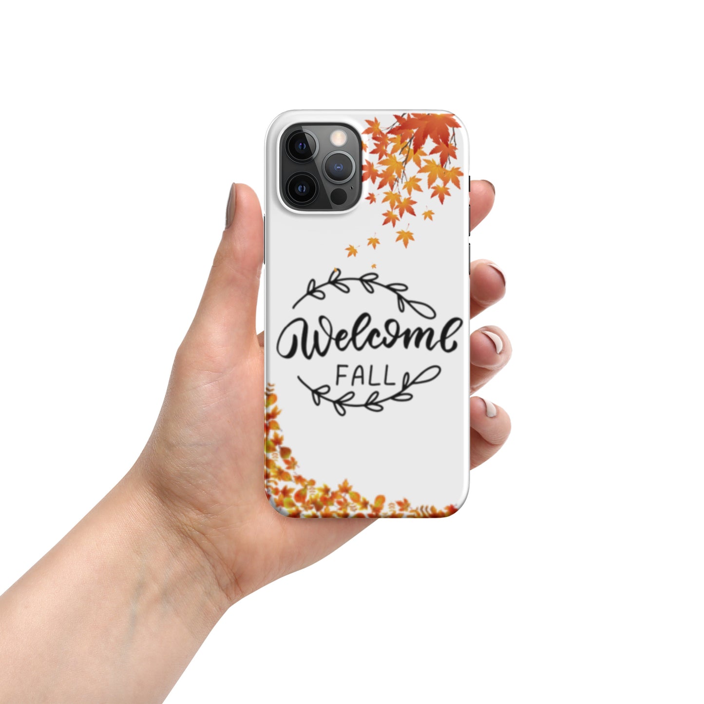 "Welcome Fall"-Snap case for iPhone®