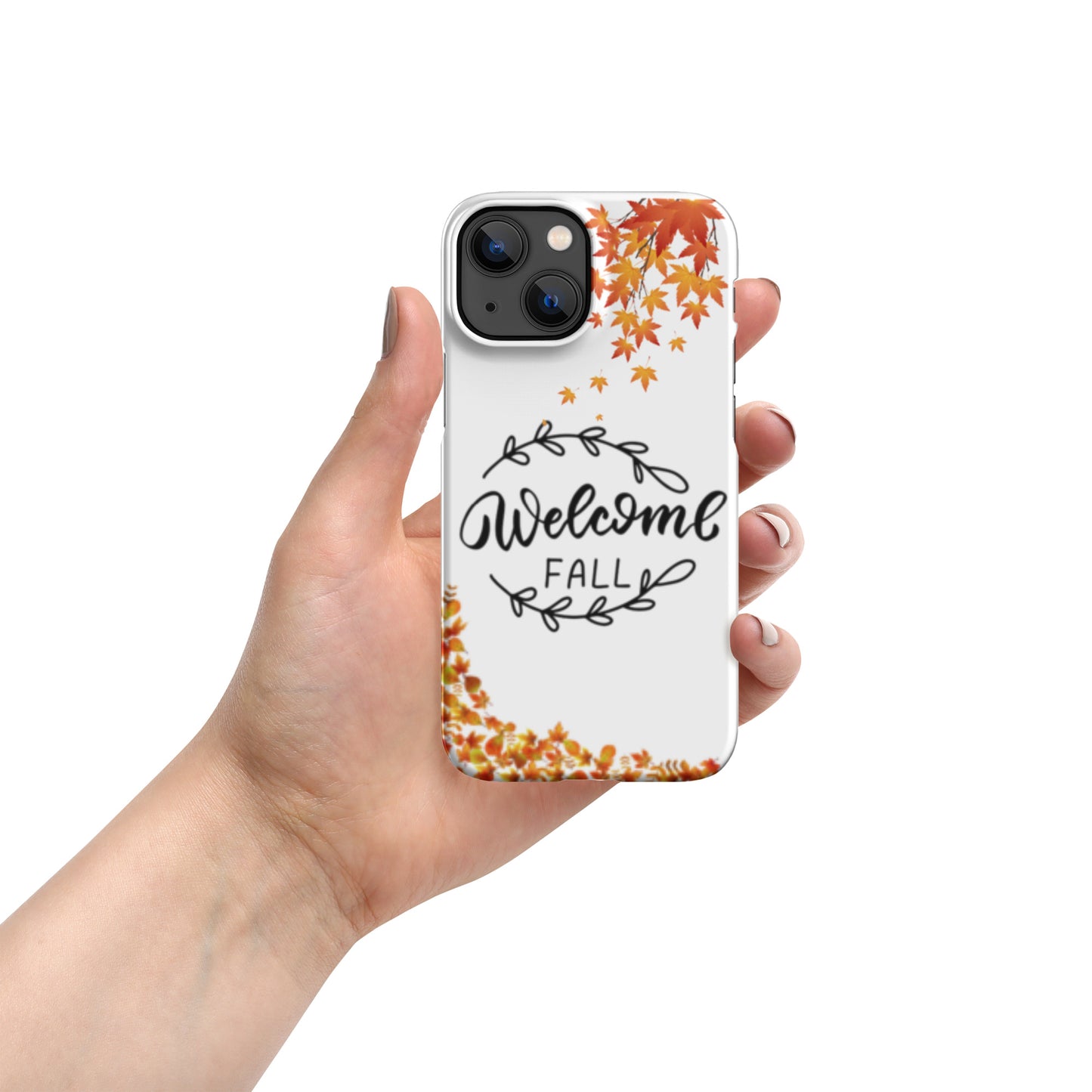 "Welcome Fall"-Snap case for iPhone®