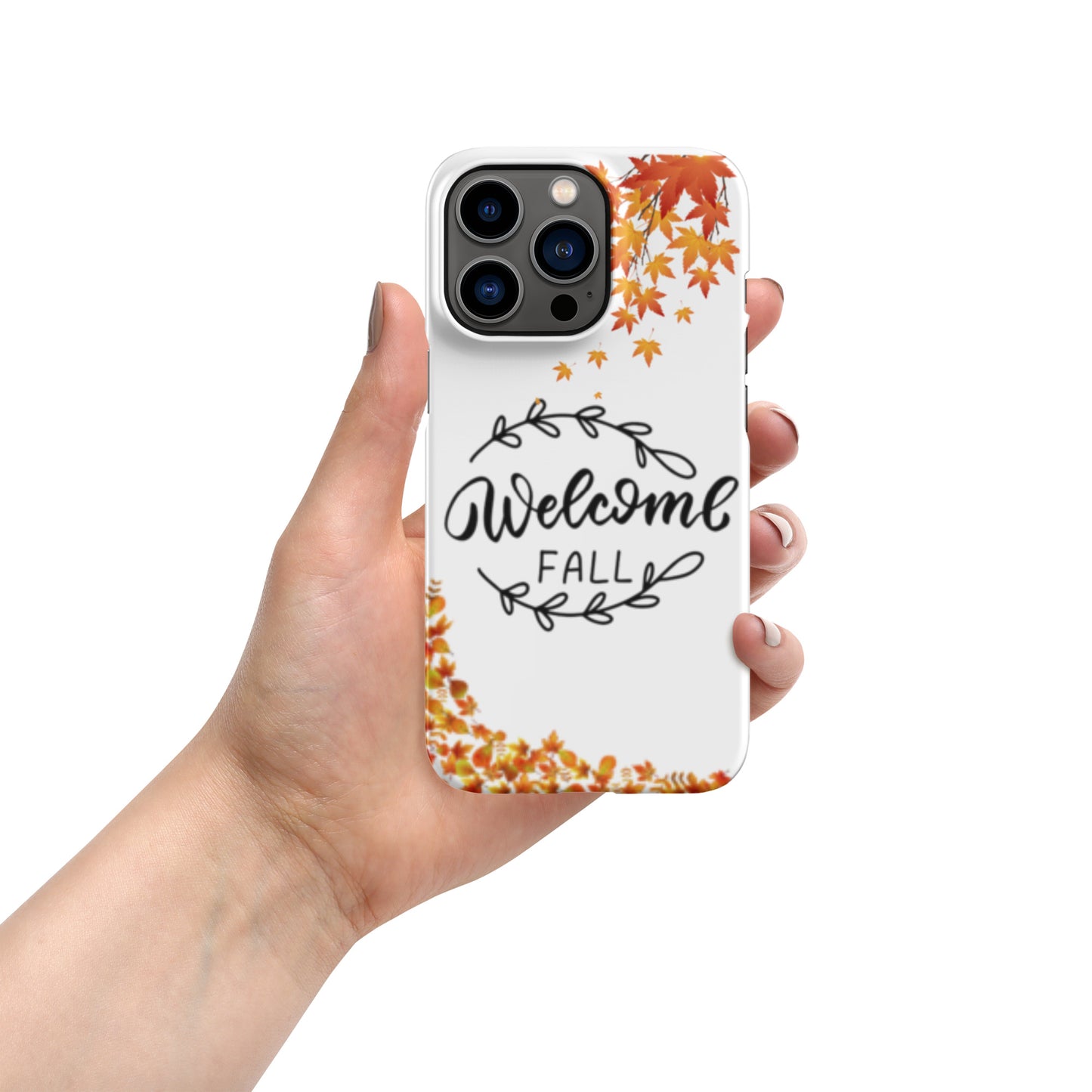 "Welcome Fall"-Snap case for iPhone®