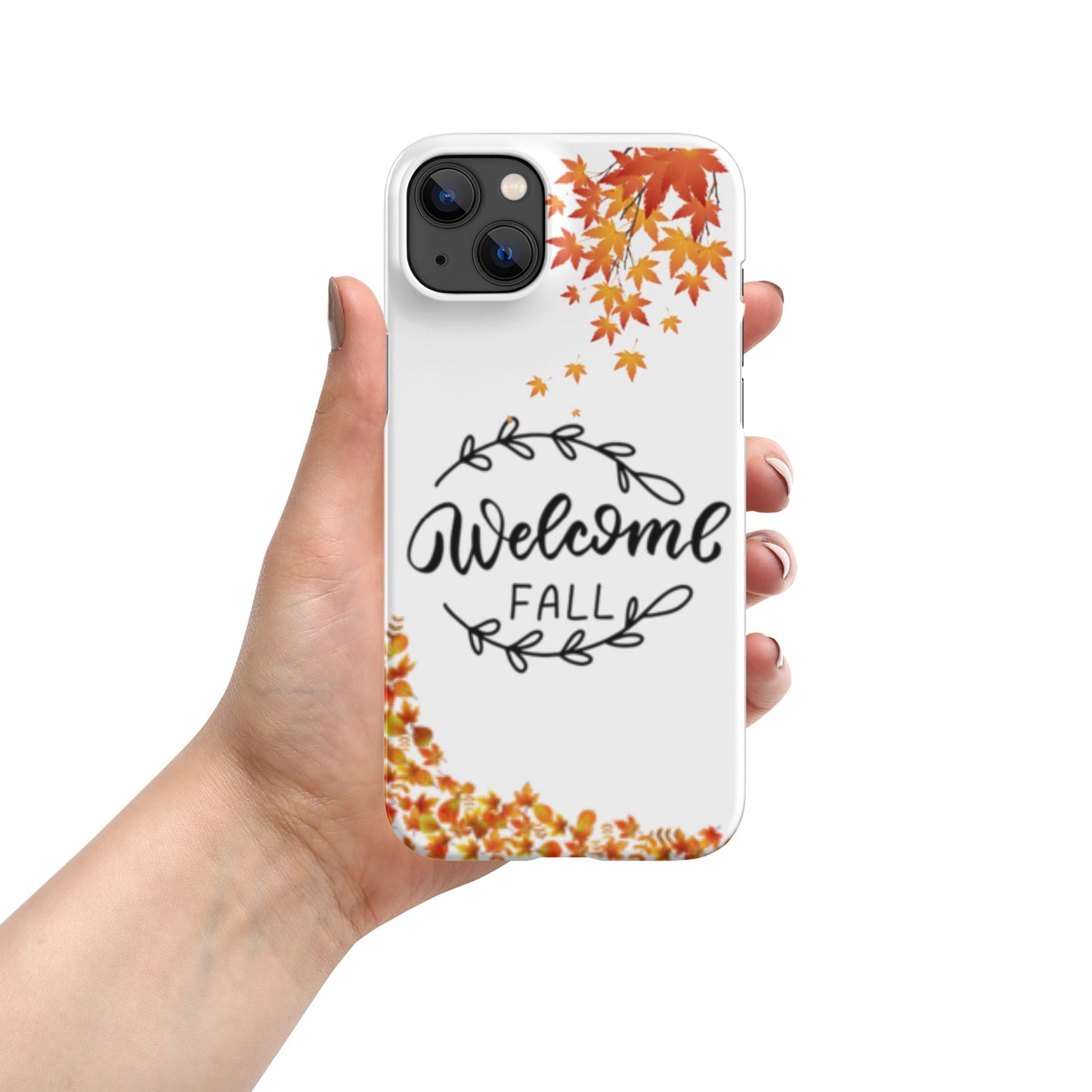 "Welcome Fall"-Snap case for iPhone®