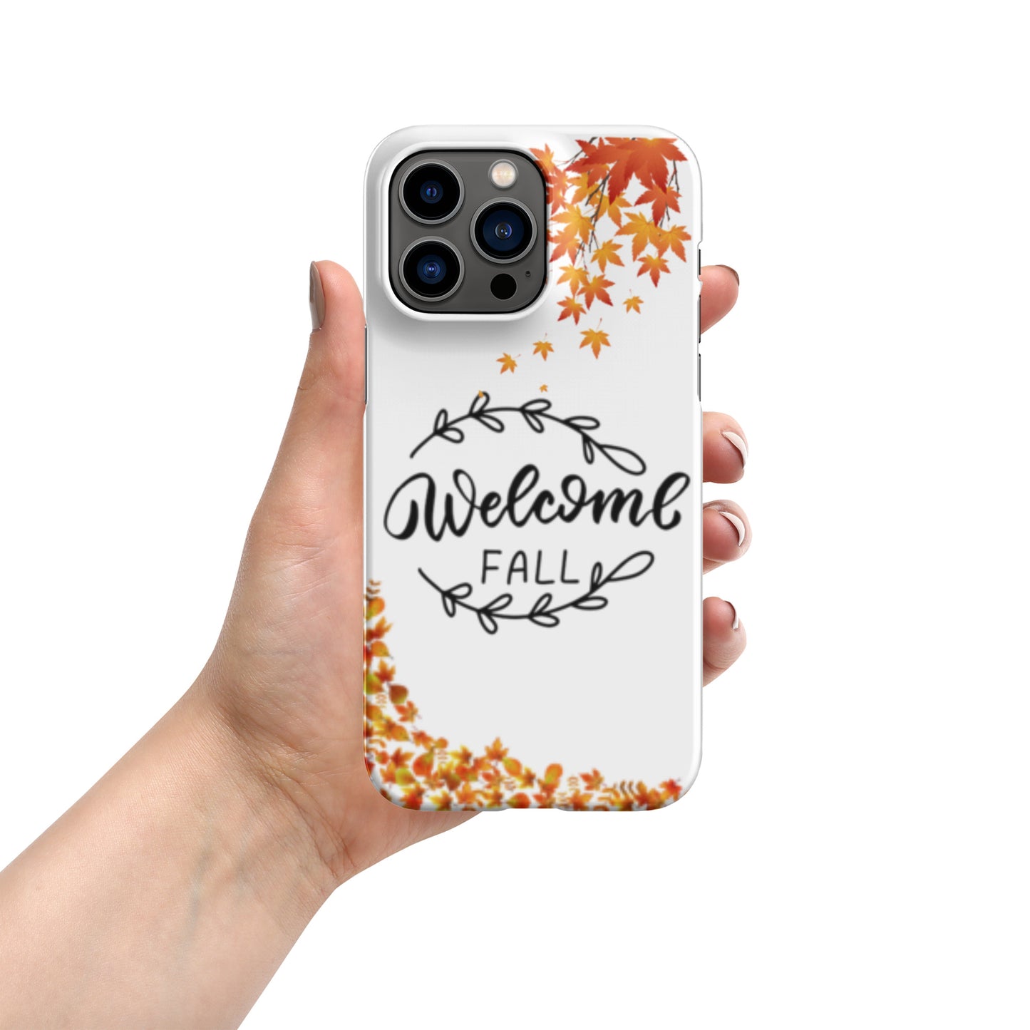 "Welcome Fall"-Snap case for iPhone®