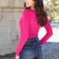 Basic Bae Full Size Round Neck Long Sleeve Bodysuit