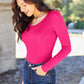 Basic Bae Full Size Round Neck Long Sleeve Bodysuit