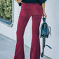 High Waist Bootcut Pants