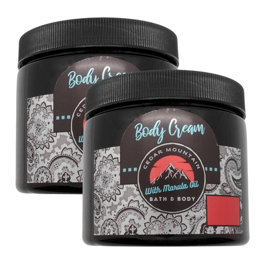Cedar Mountain Cranberry Citrus Scented Luxury Marula Oil Body Cream,