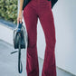 High Waist Bootcut Pants