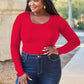 Basic Bae Full Size Round Neck Long Sleeve Bodysuit