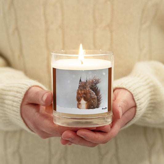 scurry squirrel-unscented- soy wax candle