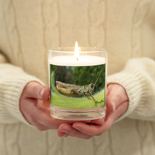 Cricket Things Glass jar soy wax candle
